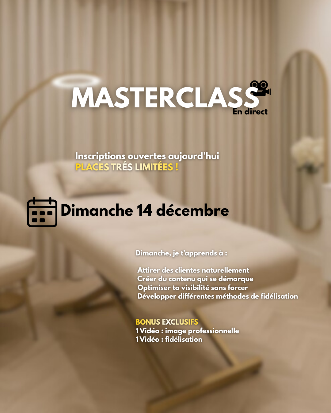 INSCRIPTION MASTERCLASS