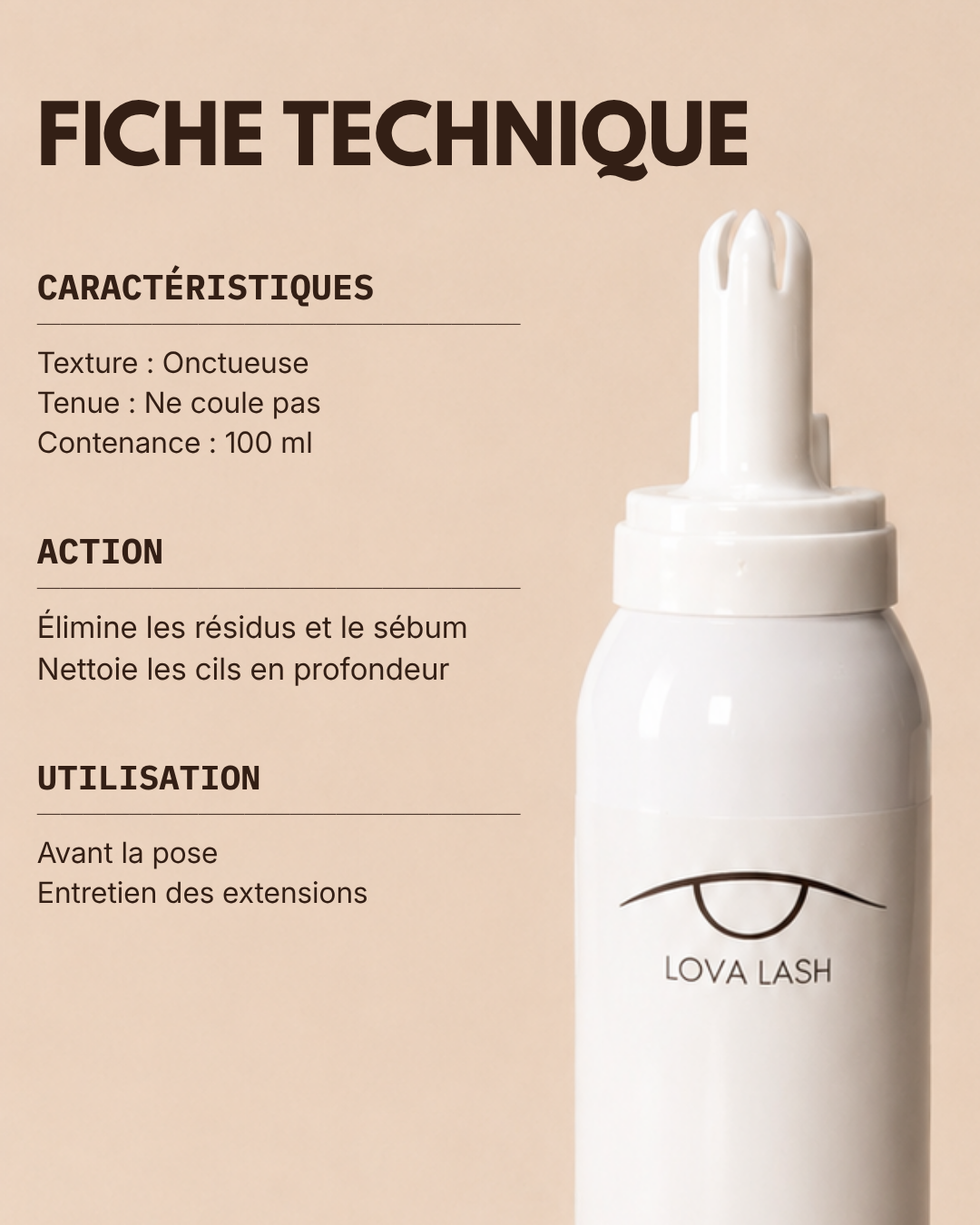 Shampoing en chantilly 100ml
