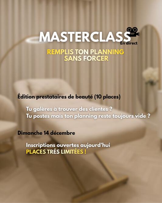 INSCRIPTION MASTERCLASS