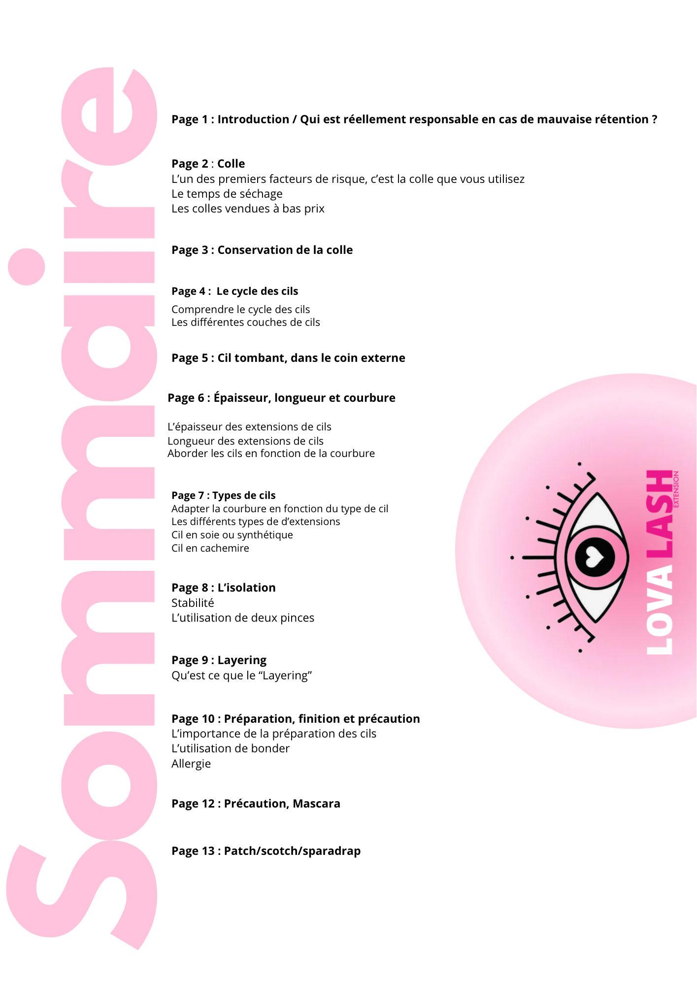 Ebook - Le guide d’une parfaite Lash Tech